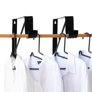 Bán buôn ổn định cao sắt móc treo tường tam giác kệ với dày tải mang khung quần áo Rod dập quá trình - Product Image 4