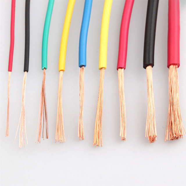Direct Wholesale From Tianjin Factory H05V-K 300/500V 0.5mm-1mm PVC Insulated Single Core Building Electrical Wire House Wiring