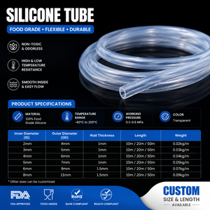 <span class=keywords><strong>Tuyau</strong></span> en silicone de qualité <span class=keywords><strong>alimentaire</strong></span>, résistant aux hautes températures, flexible, renforcé, pour applications industrielles, automobiles, fournitures OEM - Product Image 6