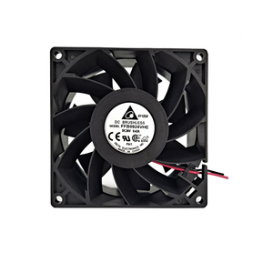 Delta FFB0924VHE 24V DC 0.42A Cojinete <span class=keywords><strong>de</strong></span> bolas Ventilador <span class=keywords><strong>de</strong></span> refrigeración <span class=keywords><strong>de</strong></span> flujo axial 92*92*38mm 3800RPM 85.46CFM Hoja <span class=keywords><strong>de</strong></span> plástico eléctrico OEM ODM - Product Image 1