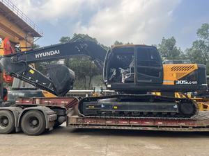 Excavadora de cadenas Hyundai 305LC-9T usada con válvula hidráulica Kawasaki, capacidad de cazo de 0.2m y peso operativo de 34 toneladas para construcción - Product Image 6