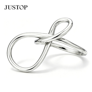 JUSTOP Unisex 18K <b>Gold</b> Plated <b>Cocktail</b> <b>Ring</b> Geometric Pattern Trendy Style Wedding Bands or <b>Rings</b> Daily Wear - Product Image 3