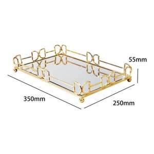 Bandeja Dorada para Servir <span class=keywords><strong>Sushi</strong></span>, Estilo Europeo y Asiático, Plato de Metal para Servir y Almacenar, para Cocina Japonesa - Product Image 5
