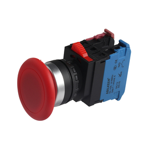 Yueqing Liushi 0.5A 250VAC Rojo pequeño momentáneo LED mini interruptor de botón de acero inoxidable - Product Image 1