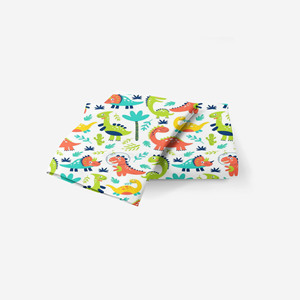 AOYATEX Ensemble de literie en polyester pour enfants avec dessin de dinosaure Ensemble de literie imprimé mignon - Product Image 6