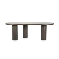 Table à manger en bois massif de luxe moderne, de forme irrégulière et sculptée, pour restaurant, hôtel, ensembles de tables à manger en bois pour salle à manger, en vente
