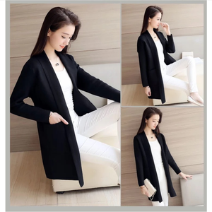 เสื้อคลุมคาร์ดิแกนยาวสำหรับผู้หญิง ฤดูใบไม้ร่วง ฤดูหนาว เสื้อคลุมแขนยาวถักนิตติ้งสำหรับผู้หญิง เสื้อแจ็คเก็ต เสื้อคลุม - Product Image 5