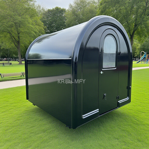 Remorque alimentaire personnalisée en fibre de verre entièrement équipée avec cuisine en acier inoxydable pour services de snacks, pizzas, tacos, hot-dogs et café - Product Image 2