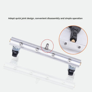 Lingzhen électrique haute pression balai à eau roue pivotante télescopique extensible nettoyeur de châssis <span class=keywords><strong>pour</strong></span> le lavage de voiture - Product Image 6