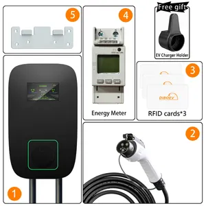 Diboev Home 32A 7-22KW Type 1/2 GB/T AC EV Charger Level 2 Fsat Charging EVSE EV Charging Station EV Charger