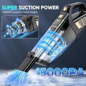 Aspirador de coche portátil de mano inalámbrico de alta velocidad de succión súper fuerte con alta potencia de succión <span class=keywords><strong>8500Pa</strong></span> filtración de Metal - Product Image 4