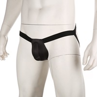Sous-vêtements string pour hommes en tissu éponge FTM doux, respirant, ultra-discret, léger, avec poche de maintien pour l'organe, vente en gros