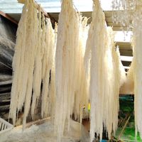 Buket bunga kering warna putih dan krim, rumput kering Pampas Lagurus untuk dekorasi pernikahan dekorasi Natal