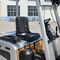Chariot élévateur électrique robuste de 3 tonnes, alimenté par batterie au lithium, chariot élévateur à haute portance pour entrepôts frigorifiques