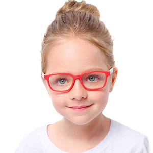 <span class=keywords><strong>Occhiali</strong></span> per Bambini in Silicone Morbido Multicolore, Montatura Ottica Anti <span class=keywords><strong>Luce</strong></span> <span class=keywords><strong>Blu</strong></span>, <span class=keywords><strong>Occhiali</strong></span> <span class=keywords><strong>da</strong></span> Computer per Bambini - Product Image 1