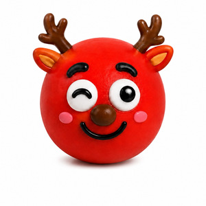 Jouet anti-stress de Noël DIY renne mignon à visage changeant, en TPR, pour adolescents de 15 ans, cadeau amusant unisexe - Product Image 4
