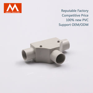 כמו 2053 פלסטיק מתאם צינור צינור מחבר PVC גמיש צינור פיקוח טי באיכות טובה PVC צינור טי מחבר - Product Image 2