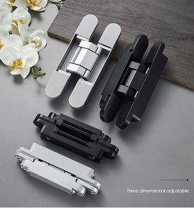 צירים נסתרים לדלתות, צירים נסתרים חזקים ועמידים, מתכווננים 180 מעלות, צירים תלת-ממדיים בלתי נראים לדלתות - Product Image 5