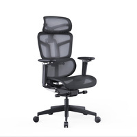 Chaise de bureau ergonomique à dossier haut pivotante MARATTI, mobilier de bureau moderne