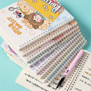 Quaderno A5 <span class=keywords><strong>con</strong></span> spirale e fiori freschi, pagine interne a righe orizzontali, blocco note per studenti - Product Image 1