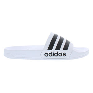 Adidas รองเท้าแตะผู้ชาย Adilette สีขาว/สีหลักสีดำ/ สีขาวรองเท้าแตะอาบน้ำ | 100% ของแท้ - Product Image 3