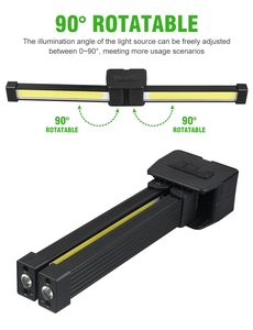 Lámpara <span class=keywords><strong>de</strong></span> Gimnasio Magnética Recargable por USB para Poses con Atenuación <span class=keywords><strong>de</strong></span> 7 Niveles Luz <span class=keywords><strong>de</strong></span> Trabajo COB Portátil con Plegado <span class=keywords><strong>de</strong></span> 180 Grados - Product Image 3