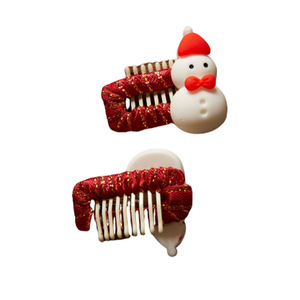 Accesorios para mascotas, pinzas para gatos de Navidad y Año Nuevo, diademas lindas hechas a mano con diseño de oso de peluche, pinzas decorativas para perros malteses - Product Image 5
