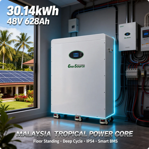 Batterie solaire 48V 628Ah 30kWh pour systèmes de panneaux solaires, sur pied avec roues - Product Image 6