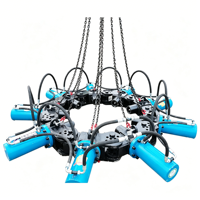 Machine hydraulique avancée pour le brisage de pieux destinée aux travaux de fondation des infrastructures de ponts