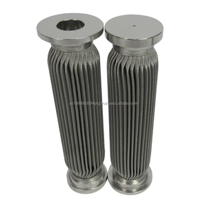 Huahang fabricant haute précision de filtration cartouches filtrantes en métal poreux fritté cartouche filtrante plissée Sus316 maille - Product Image 5