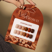 Vernis Gel Marron Automne-Hiver OEM&ODM, Marque Privée, Vente en Gros, Qualité Salon, Sans HEMA ni TPO, Kit de Vernis à Ongles Gel, Logo Personnalisé