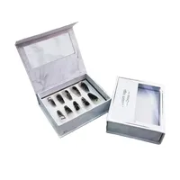 Boîte cadeau en carton écologique avec fermeture magnétique pour l'emballage de produits cosmétiques pour les ongles et les soins de la peau