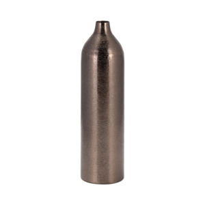 Vaso in alluminio metallico, elegante vaso per fiori, per soggiorno, camera da letto, ufficio, decorazione da tavolo - Product Image 1