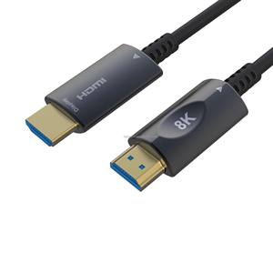 Cable Óptico Activo <span class=keywords><strong>HDMI</strong></span> 2.1 AOC de 8K 60Hz 4K 120Hz y 48Gbps para Juegos de PC RTX 4090 PS5 Xbox, Carcasa de Aleación de Zinc, 20m 30m 50m - Product Image 1