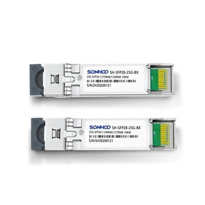 25g bidi 1270nm-10km DFB phát ra mô-đun quang học Laser 10km thiết bị sợi quang cho PoE 10G SFP qsfp 100g - Product Image 1