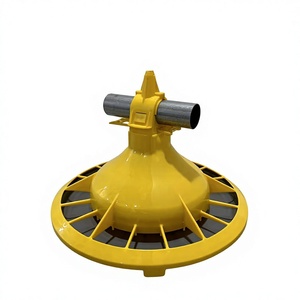 Comedero automático de 14 rejillas y 14 vías para aves de corral, antidesperdicio, de gran capacidad, para sistema de cría plana de pollos de engorde - Product Image 1