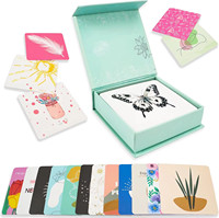 Impression en gros Affirmation personnalisée Oracle Cartas Tarot cartes à jouer impression avec guide