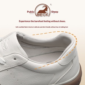 Chaussures de skate décontractées blanches légères et respirantes à lacets pour hommes Gongyang, toutes saisons, semelle souple, modèle TL98536 - Product Image 4