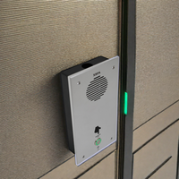 Sistema completo de intercomunicación IP para elevadores con visión nocturna, compatible con transferencia de llamadas y funciones de respuesta automática