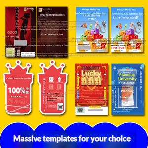 Cartes à gratter créatives professionnelles pour usine de fabrication, conception gratuite, anti-contrefaçon et personnalisables - Product Image 4