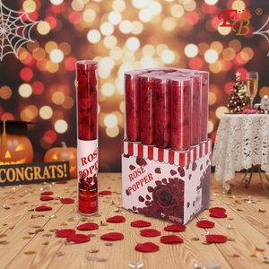 Confezione da 15 \ "Popper fiore di rosa rossa 96-PC per Diwali laurea di Halloween decorazioni di natale di nozze decorazioni di carta - Product Image 3