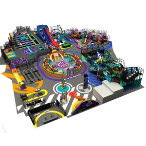 Pokiddo Custom 3000 Sqm Complex Family Sports Center Slam Dunk Tag Rope Course Trampolines Parks Indoor Playground - Product Image 3