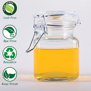 1000ML réservoir de stockage en verre personnalisé ménage cuisine réservoir d'étanchéité <span class=keywords><strong>gros</strong></span> <span class=keywords><strong>grains</strong></span> fruits secs réservoir de stockage boucle - Product Image 2