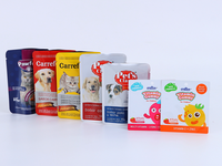 Petits sacs refermables personnalisés Pochette recyclable Pochette debout Emballage de qualité alimentaire pour sacs de bonbons Snack Sac de nourriture pour animaux de compagnie