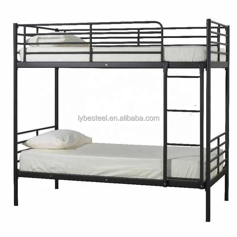 Cheap Metal Soft Bunk Bed School Dormitory Metal Used Bunk bed Framed with Ladder