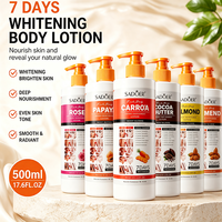OEM 500ml Soin Anti-rides Bio aux Extraits de Plantes (Rose, Carotte, Curcuma, Amande) Hydratant, Éclaircissant