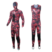 DIVESTAR Grosir Kustom 0.5MM Cepat Kering Bernapas UPF 50+ Super Elastis Wetsuit Camo untuk Spearfishing dan Menyelam di Zona Subtropis