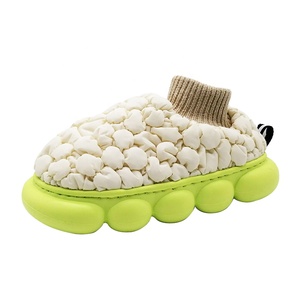 Chaussures d'hiver en coton <span class=keywords><strong>pour</strong></span> femmes, vente en gros, pantoufles souples et élastiques à la <span class=keywords><strong>cheville</strong></span>, chaussures d'extérieur à bulles, 2023 - Product Image 5