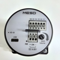 Altavoz Industrial Multifunción MESD para Montaje en Panel, Apto para Comunicación Industrial AUX, PLC, PAC, Controladores Dedicados