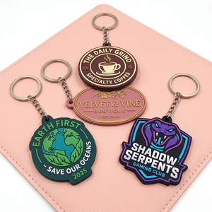 OEM ODM Custom 2d Soft Pvc Keychain <b>Key</b> <b>Chain</b> Logo Soft Rubber Keychains Silicone Keyring Rubber Customized Pvc <b>Key</b> <b>Chain</b> - Product Image 1